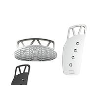 OMP 2 Pedales Set Anodizado Aluminio Plata