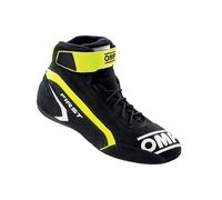 Omp Chaussures First Race my2021 Anthracite/Fluo Jaune Taille 42 Fia 8856-2018, Bottes unisexe adultes, standard, EU