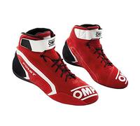 Omp Chaussures First Race my2021 Rouge/blanc Taille 45 Fia 8856-2018, Bottes unisexe adultes, standard, EU