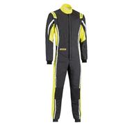 OMP Combinaison de Course Noir/Jaune Fluo FIA8856-2018 Hero TS10 Superlight Taille 60