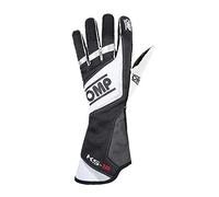OMP Guantes Ks-1R Negro/Blanco/Argent S Talla