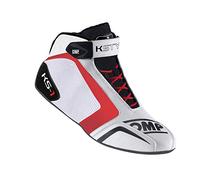 OMP Homme Ks-1 / Ks 1 Zapatillas Omp My2016 Blanco Negro Rojo Talla 44, Blanc Noir Rouge, 44 EU