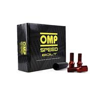 OMP Lot de 20 vis Din 10,9 clés 17/19 L : 27 mm, M14 x 1,25, Rouge