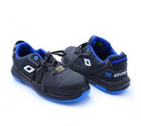 OMP Meccanica Chaussures de Sécurité S1P Pro Sport Taille 48 Gris/Bleu - Chaussures pour Le Travail en Iso 20345 sans Métal