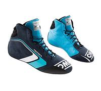 Omp Mixte Chaussures One Evo Tecnica Bleu/Cyan Taille 48 FIA 8856-2018 Bateau, Standard