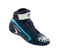 OMP Mixte First Race My2021 Chaussures Bleu/Cyan Taille 45 FIA 8856-2018 Bateau, Standard