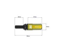 Omp Speed Jeu De 20 Vis M12x1.5 Aluminium 7075 Protecteur Jaune OMPS09981209