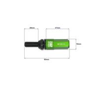 OMP SPEED Jeu de 20 vis avec protecteur en aluminium vert M12x1.5 28mm