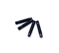 OMP Speed Jeu De 4 Écrous M14x1.25 Double Filet Long 82 mm Cle Allen Couleur Noire Din 10.9 OMPS09721401