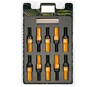 OMP SPEED - Jeu de vis Performance avec protection en aluminium, M12X1.25, HEX : 17-19, L : 28 mm, Couleur : orange