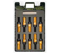 OMP SPEED - Jeu de vis Performance avec protection en aluminium, M14X1.25, HEX : 17-19, L : 28 mm Couleur : orange