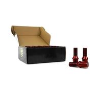 OMP SPEED Set 20 boulons de roue avec M14X1.5 Métrique 17/19 Long Fileté 27MM Couleur Rouge et Matériau DIN 10.9