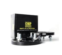 OMP SPEED Set d'entretoises double centrage/double fixation 15 mm 5 x 114,3 CB.H : 66,1 CB.W : 66,1 OD : 150 M12 x 1,25, noir