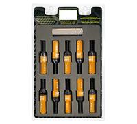 Omp Speed Set vis Performance avec protection en aluminium M14X1.5 Hex 17-19, L 28 mm, couleur orange aluminium 7075+DIN 12.9, 20+1 par boîte