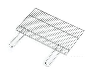 Ompagrill Grille de barbecue pour rôtissoire, avec poignées fixes, 56 x 40 cm