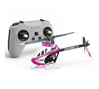 OMPHOBBY M1 V3 PRO 100 Class Mini hélicoptère RC 3D prêt à voler, entraînement direct 6 canaux avec récepteur ELRS intégré et contrôle de vol OFS3+, micro hélicoptères avec émetteur RadioMaster T8L