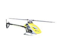 OMPHOBBY M2 EVO MK2 Hélicoptère Télécommandé Adulte Deux Moteurs sans Balais Entraînement Direct 6 Canaux Hélicoptères Radiocommandés Exterieur,3D Mini RC Helicopter Nouvellement Amélioré PNP Jaune