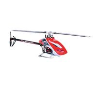 OMPHOBBY M2 EVO MK2 Hélicoptère Télécommandé Adulte Deux Moteurs sans Balais Entraînement Direct 6 Canaux Hélicoptères Radiocommandés Exterieur,3D Mini RC Helicopter Nouvellement Amélioré PNP Rouge