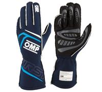Ompracing Omp First Fia 8856-2018 Gants Bleu Marine/Cyan Taille XL