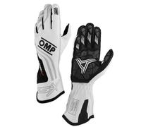 Ompracing Omp Kart KS-X FIA 8877-2022 Gants Blancs Taille L, Noir