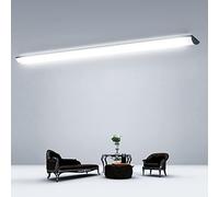 Omprar 20W Néon Led,2000LM Tube Led,Plafonnier Néon Tube Étanche Led Plafonnier Reglette,Blanc Froid 6500K Néon Led Garage Plafonnier pour Atelier, Sous Sol,Salle de Bain,Bureau Eclairage,60CM