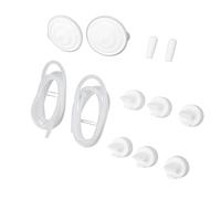 Omquot Accessoires de Tire-lait pour Nouvelles Mamans, Protecteurs de Reflux en Silicone de qualité Supérieure et Valves à Bec de Canard, Ensemble de 6 Valves et 2 Tubes