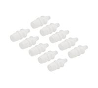 Omquot Adaptateur de Pompe à Air D'aquarium en PP Haute Performance sans Odeur pour Connexion de Tube en Silicone, Raccord Réducteur de Tuyau pour Tube de Pompe 10 Pièces (Adaptateur 7,9-15,8)