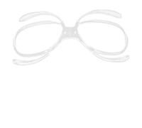 Omquot Adaptateur d'Insert de Lunettes de Snowboard, Insert de Lunettes TR90 Anti-déformation Flexible pour Moto