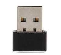 Omquot Agitateur de Souris, Empêche la Dormance, Dispositif de Déplacement de Souris USB Indétectable, Plug and Play, Mode séparé Automatique pour PC (Noire)