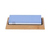 Omquot Aiguiseur de Couteaux, Ensemble de Pierres à Aiguiser pour Lames Plus Tranchantes, Base Antidérapante pour Couteau de Chasse de Cuisine