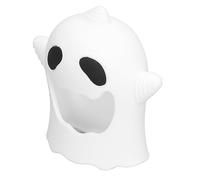 Omquot Anneau de Dentition pour Mitaine d'Halloween, Anneau de Dentition Ergonomique en Silicone pour Massage des Gencives Mignon pour les Besoins de Succion (Blanc)