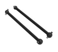 Omquot Arbre de Transmission Arrière en Acier RC, Mise à Niveau de Puissance Solide et Durable pour la Série 1/7 1/8 (Noir)