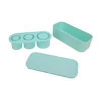 Omquot Bac à Glaçons avec 3 Moules à Glace en Silicone pour un Démoulage Facile des Glaçons dans les Cocktails et les Boissons