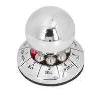 Omquot Balle de Décompression à Doigt, Jouet Durable Anti-Stress pour Le Bureau, Prophétie du Destin, Décideur pour Soulager l'anxiété, Boule de Décompression en Métal, Cadeau Portable pour Les Amis