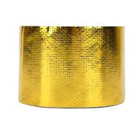 Omquot Bande Adhésive Réfléchissante Haute Température, Barrière Thermique Fiable pour une Performance Automobile Améliorée, 2 Pouces X 32,8 Pieds (Or)