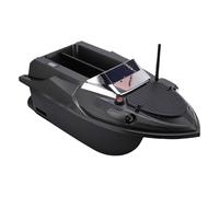 Omquot Bateau D'appât de Pêche RC, Correction Automatique de Parcours à Double Entraînement pour Piscines et Lacs, Longue Portée de Contrôle de 800 M, Bateau de Recherche de Poisson télécommandé
