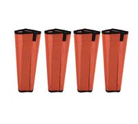 Omquot Bottes Anti-Mouches pour Chevaux, Leggings de Protection Respirants pour Utilisation en Pâturage, Protège-Jambes en pour Chevaux (Orange)