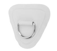 Omquot Boucle Triangulaire en PVC, Anneau en D, Haute Résistance, pour Bateau Gonflable, Kayak, Dériveur, 1 unité (Gris)