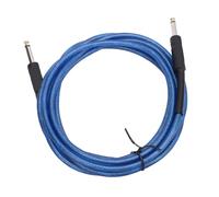 Omquot Câble de Guitare 6.35mm Mâle à Mâle, Cordon de Réduction de Bruit Flexible et Durable pour Guitares électriques 1x (3 mètres/9,8 pieds)