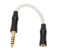 Omquot Câble Haute Performance 2,5 Mm Femelle vers 4,4 Mm Mâle, Extension de Casque sans Perte pour Divers Appareils (Argent)