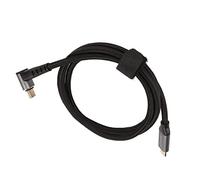 Omquot Câble USB C à 90 Degrés Haute Vitesse 4K 60Hz PD100W Type C, Cordon de Charge Rapide pour Pont à Vapeur, Ligne de Tressage en Nylon et Alliage D'aluminium (100 cm)