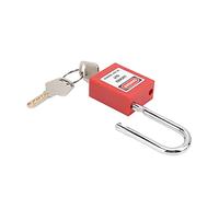 Omquot Cadenas de sécurité Durable avec 2 Clés pour la Maintenance des équipements et la Gestion D'entreprise - Serrure de Conception D'isolation avec Poutre en Acier pour la sécurité de L'ingénierie