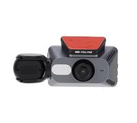 Omquot Caméra de Tableau de Bord à 3 Canaux 1080P, Triple Caméra de Voiture avec Nocturne IR pour Un Stationnement Plus Sûr et Un Enregistrement d'urgence, écran IPS de 3.0 Pouces