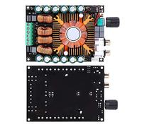 Omquot Carte Amplificateur de Puissance Numérique TDA7498E, Stéréo Haute Puissance avec Refroidissement à Température Contrôlée pour Audiophiles DC12-32V 160Wx2