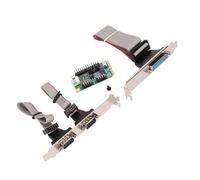 Omquot Carte D'extension Mini PCIe Combo Rapide 6Gbps, Ajout de 2 Ports RS232 pour Imprimante, Port LPT pour Châssis 4U