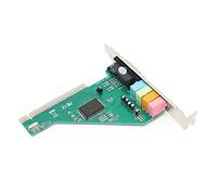 Omquot Carte Son PCI 4 Canaux avec Rapport Signal/Bruit de 120 DB pour Les Passionnés D'informatique