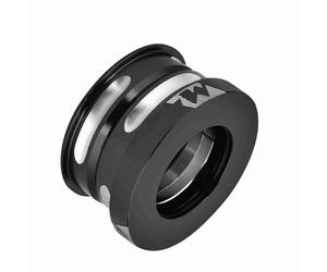 Omquot Casque à Roulement scellé Interne, Roulement en Acier Inoxydable Solide, Rotation Flexible, Excellent Effet Lubrifiant pour la Mise à Niveau du Vélo (Noir)