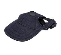Omquot Casquette Légère Réglable à Visière pour Chiens, Chapeau de Baseball Pare-Soleil à la Mode pour Quatre Saisons, Confortable et Mignon, pour Chiens de Toutes Tailles, Tissu en Coton mélangé de