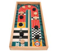 Omquot Catapulte D'échecs pour Enfants, Jouets Compacts et Portables, Jeu D'échecs de Fronde pour la Maison, Le Bureau, la Famille, en Hêtre, 1x échiquier