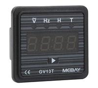Omquot Compteur à Affichage Numérique AC GV13T Voltmètre Multifonction pour la Mesure de la Tension et de la Fréquence du Générateur Convient aux Composants de Contrôle Industriels Plastique 2,3 X